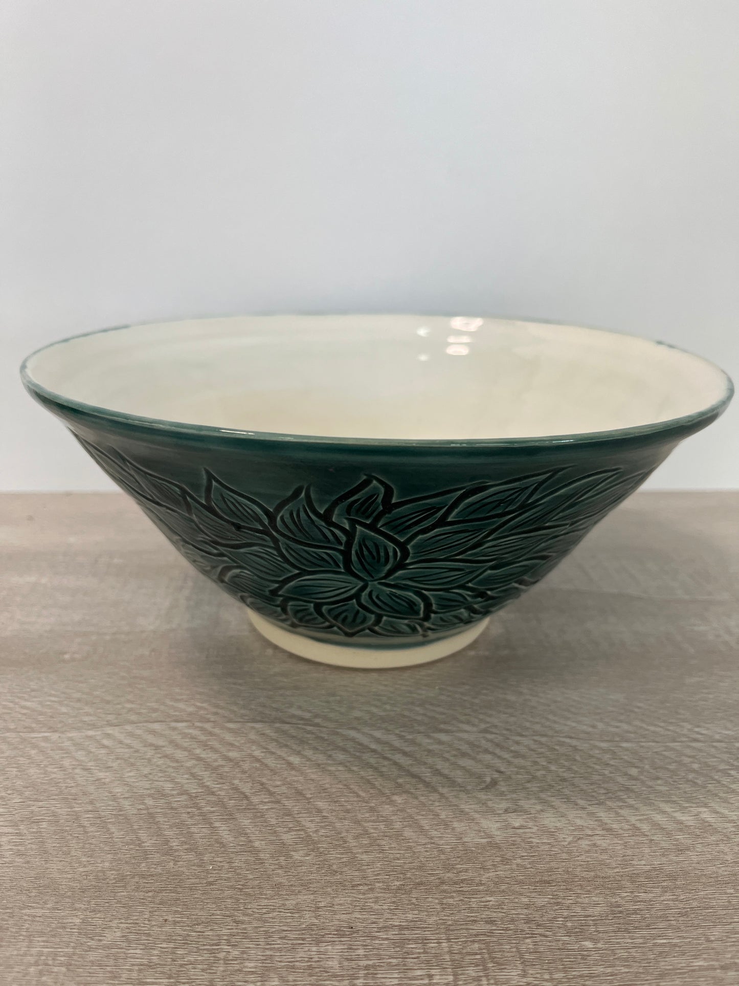 Green Petal Bowl