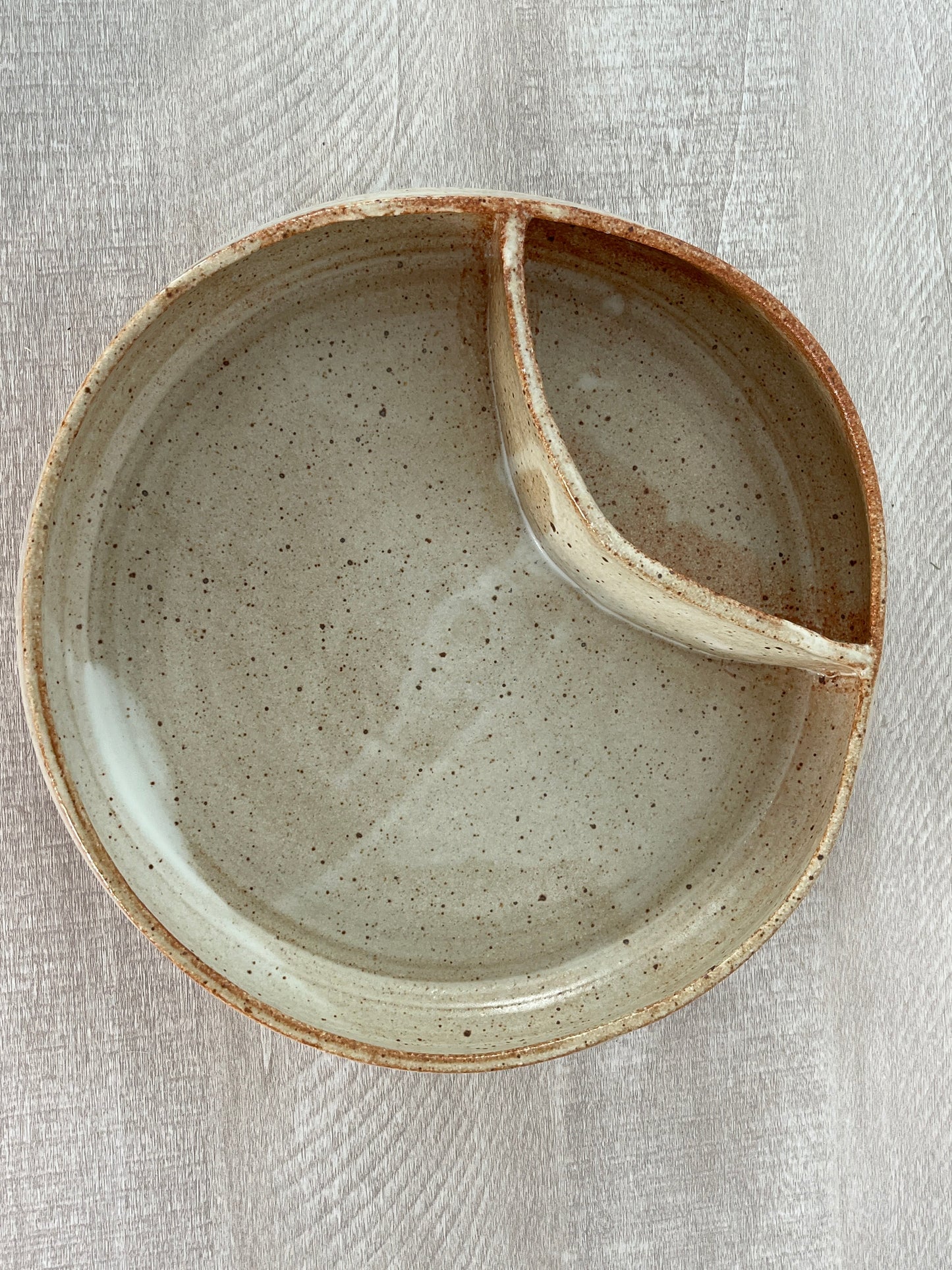 Chips and Dip Bowl in Tan