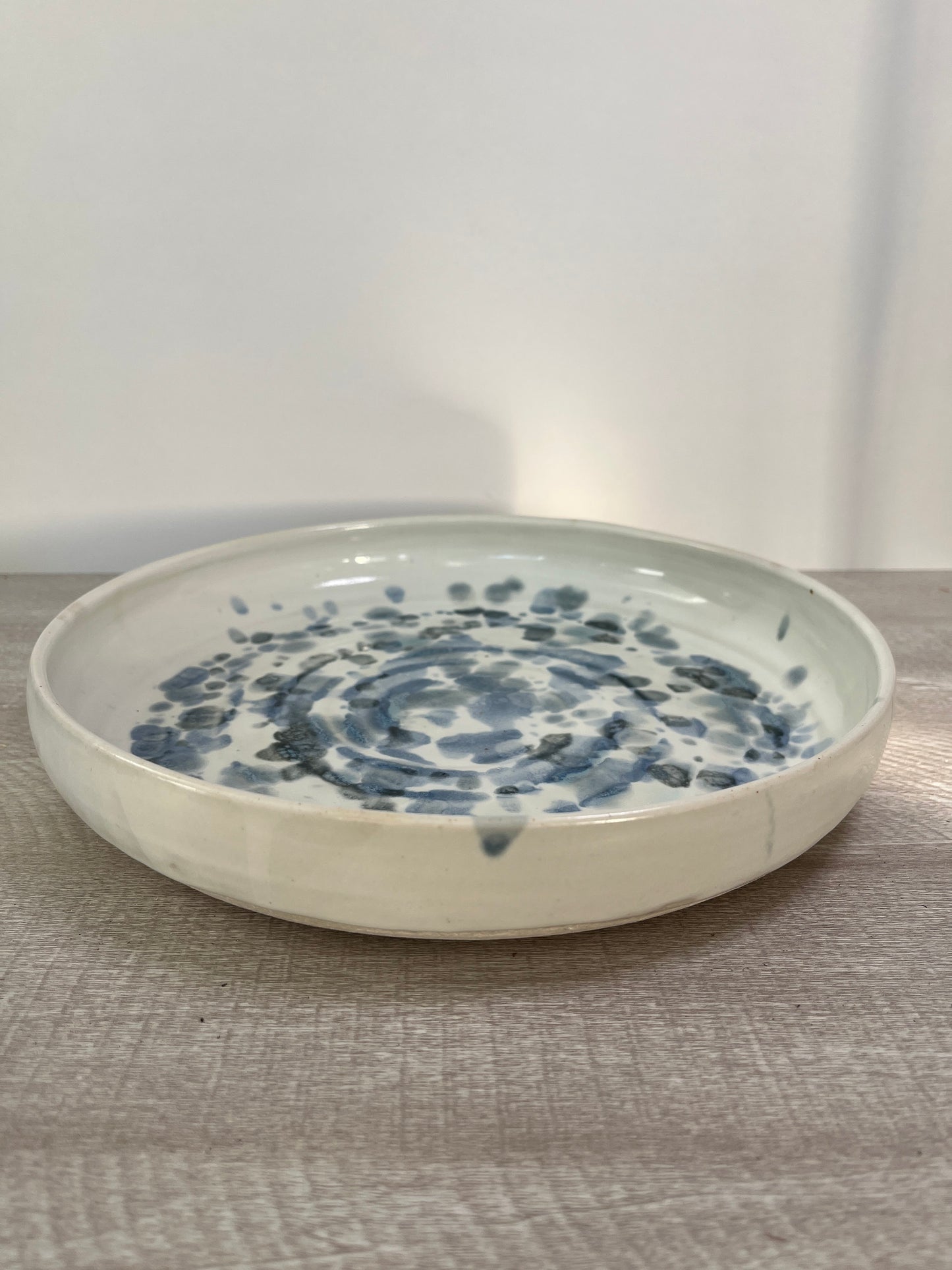 Blue Speckled Dish